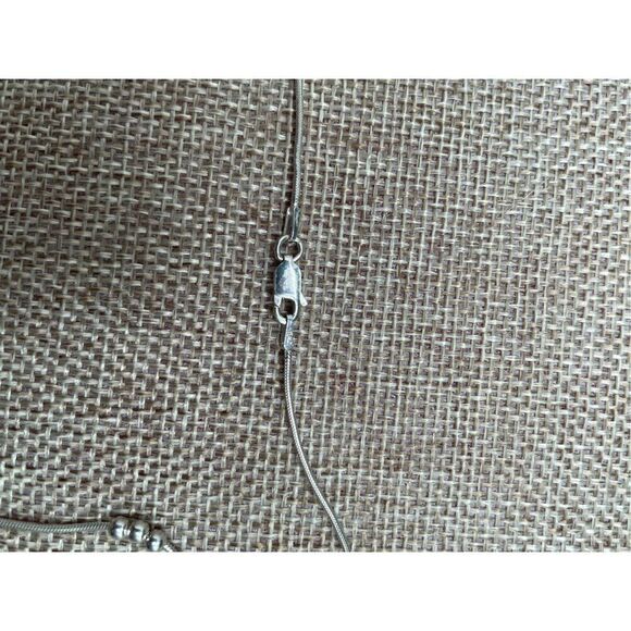 Brighton Everyday Silver Mini Heart Stopper Beads Necklace Silver Gold - Picture 7 of 9